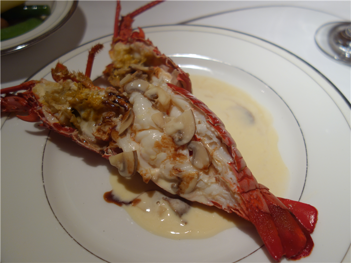 lobster served